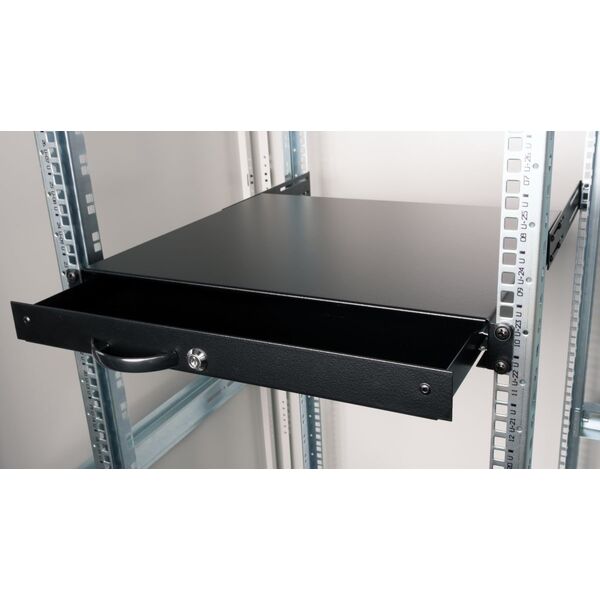 Equip Equip Schublade 19" für Serverschränke 1U, abschließbar sw