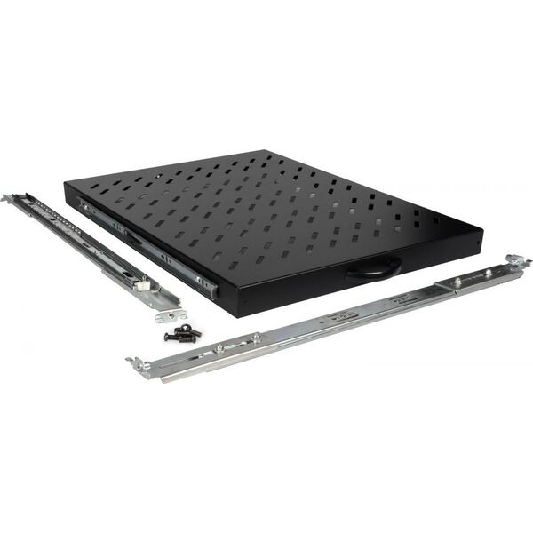 Equip Equip Fachboden variabel 19" für Serverschränke, 1U 80cm sw