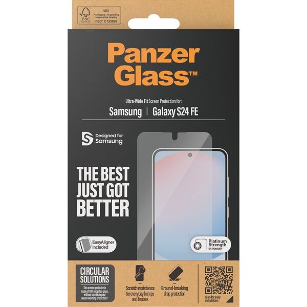 PanzerGlass PanzerGlass Screen Protector Samsung Galaxy S24 FE, UWF
