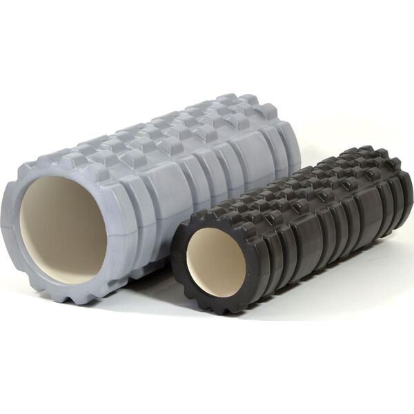 ENERO FIT WAŁEK ROLLER DO ĆWICZEŃ DUO SZARY 33/14 I CZARNY 30/9,5cm ENERO FIT