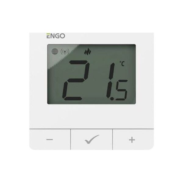 Salus Internetowy, natynkowy regulator temperatury ZigBee/868MHz, Biały, bateryjny