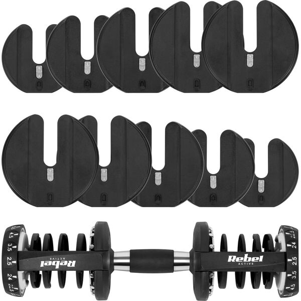 Rebel ‎Hantel RBA-2303 żeliwny 1 x 24 kg
