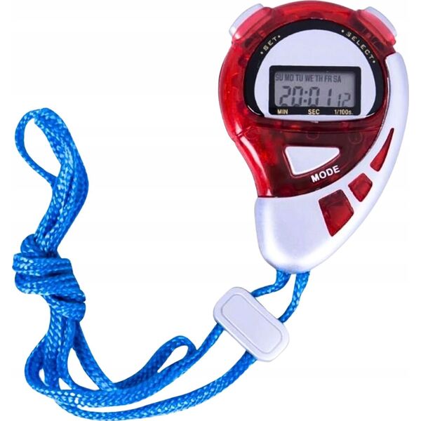 Spartan Stoper Timer Sportowy Treningowy Elektroniczny Cyfrowy ze Sznurkiem SPARTAN
