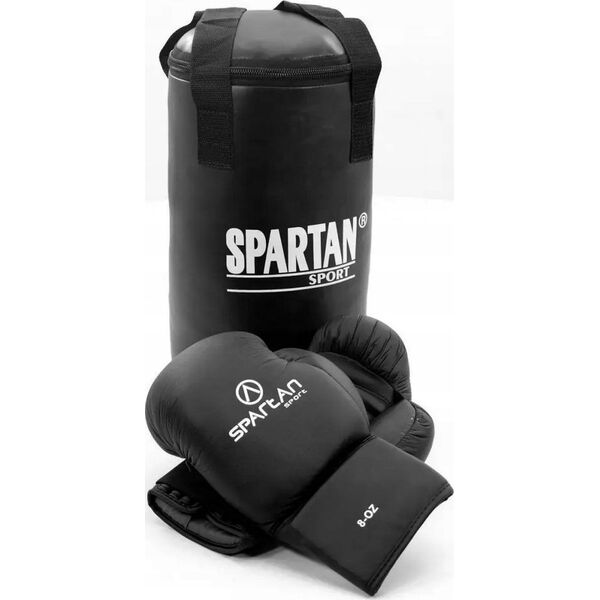 Spartan Zestaw Bokserski Rękawice Worek Treningowy do Boksowania Podwieszany 8 kg