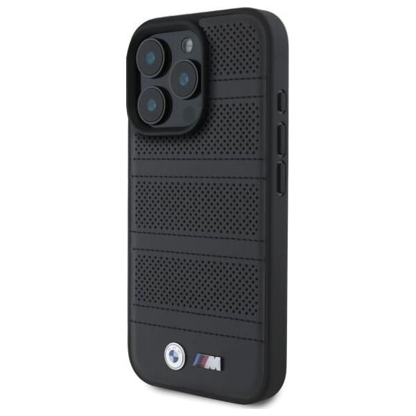 BMW BMW BMHMP16X23PUSPK iPhone 16 Pro Max     6.9" czarny/black hardcase M Perforated And Stitched Line MagSafe