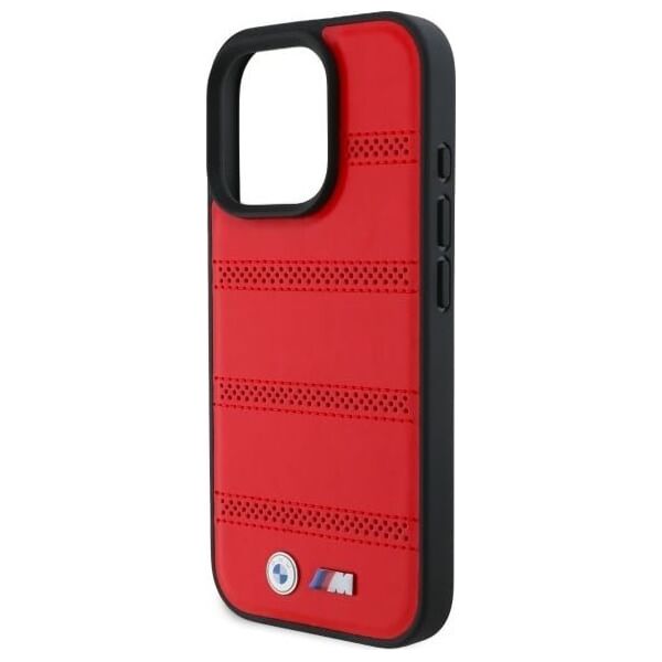 BMW BMW BMHMP16X23PUSPR iPhone 16 Pro Max     6.9" czerwony/red hardcase M Perforated And Stitched Line MagSafe