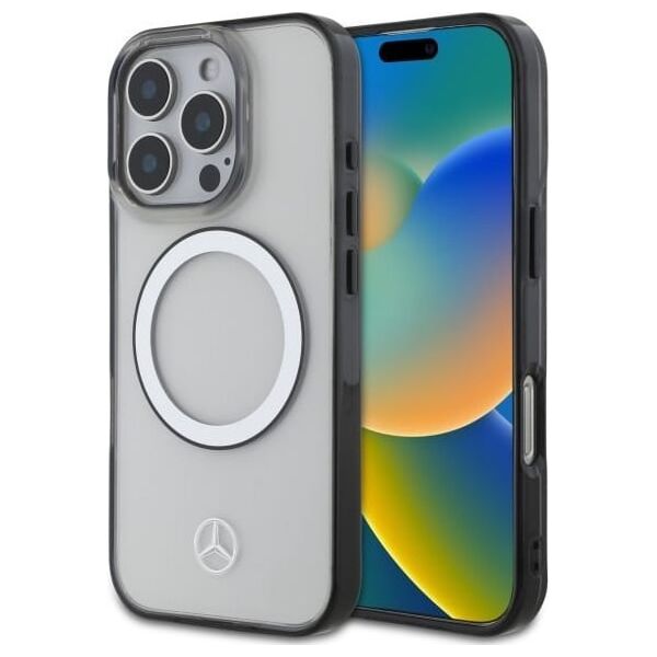 Mercedes Mercedes MEHMP16X23HUOKC iPhone 16 Pro    Max 6.9" transparent hardcase Printed logo MagSafe