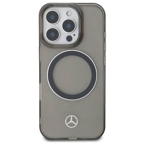 Mercedes Mercedes MEHMP16X23HUOSK iPhone 16 Pro    Max 6.9" czarny/black hardcase Silver Ring MagSafe