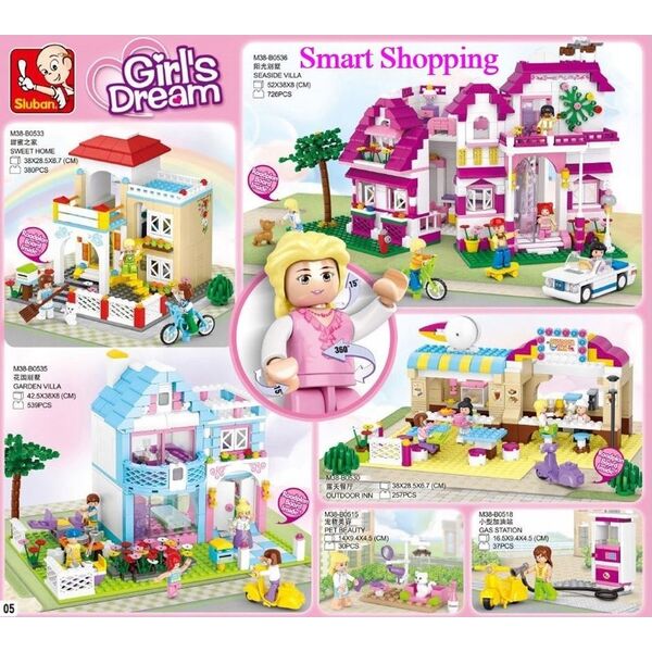 Sluban BLOCKS SLUBAN GIRLS DREAM CASTLE 815 PC