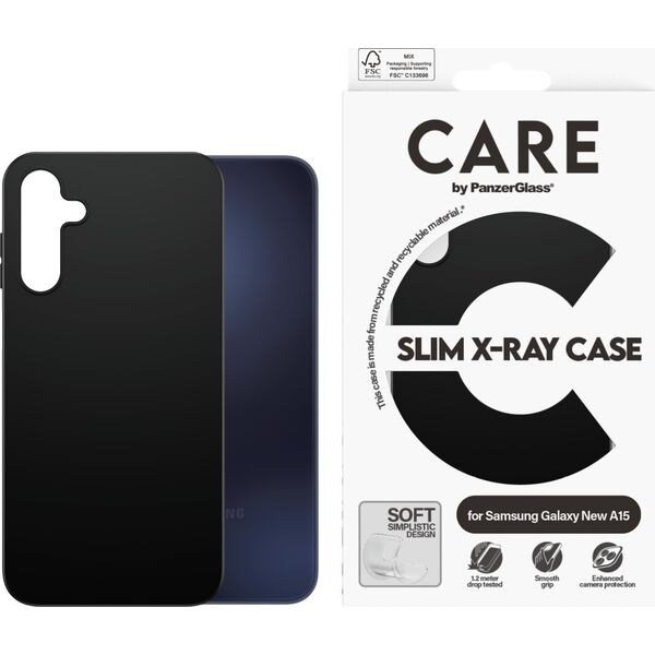 PanzerGlass CARE Fashionable Case Black Samsung A16