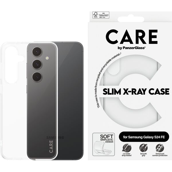 PanzerGlass CARE Fashionable Case Clear Samsung S24 FE