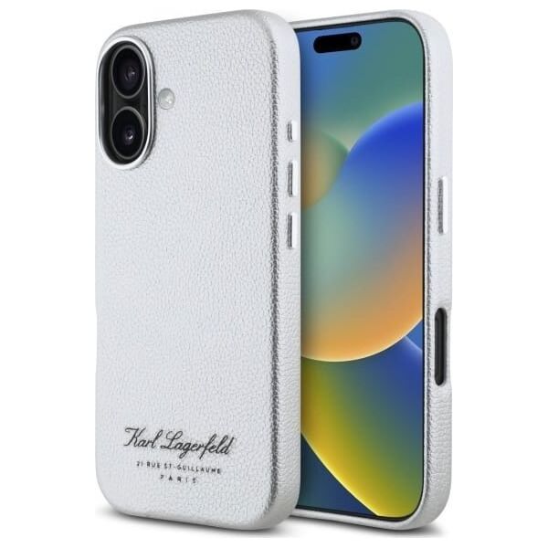Karl Lagerfeld Karl Lagerfeld KLHCP16SPGWCMKHG iPhone    16 6,1" hardcase szary/grey hotel RSG