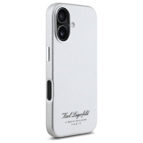 Karl Lagerfeld Karl Lagerfeld KLHCP16SPGWCMKHG iPhone    16 6,1" hardcase szary/grey hotel RSG