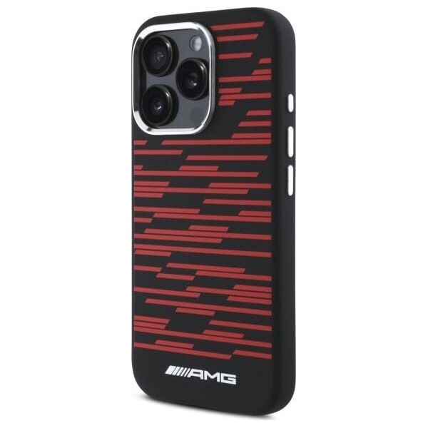 Mercedes AMG AMHMP16L24SSRRK iPhone 16 Pro 6.3"    czarny/black hardcase Silicone Graphics MagSafe
