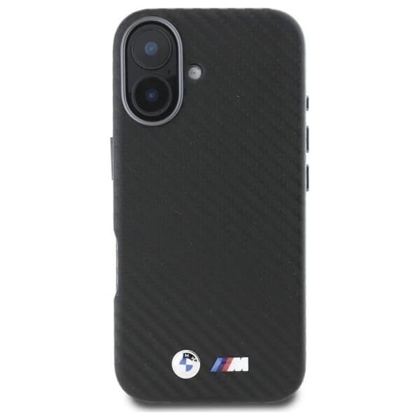 BMW BMW BMHCP16S23PUFWC iPhone 16 6.1"        czarny/black hardcase Carbon Wrapped Metal