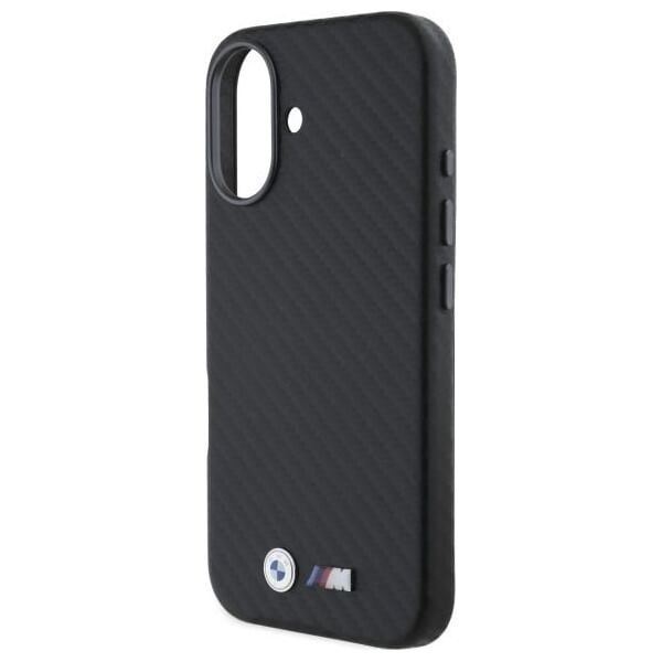 BMW BMW BMHCP16S23PUFWC iPhone 16 6.1"        czarny/black hardcase Carbon Wrapped Metal