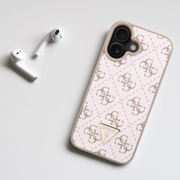 Guess Guess GUHCP16MPG4GPH iPhone 16 Plus 6.7"  biały/white hardcase New 4G Triangle