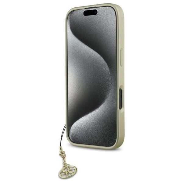 Guess Guess GUHCP16LGF4GGR iPhone 16 Pro 6.3"   czarny/black hardcase 4G Charms Collection