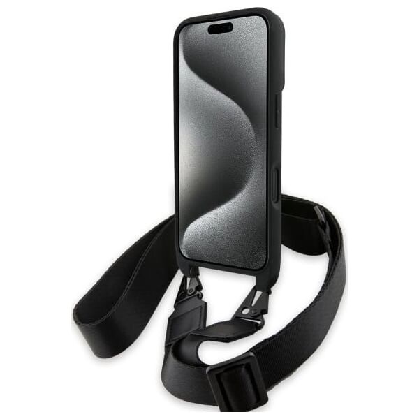 BMW BMW BMHCP16S23PSCCK iPhone 16 6.1"        czarny/black hardcase M Edition Carbon Stripe & Strap