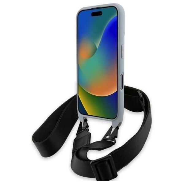 BMW BMW BMHCP16L23PSCCG iPhone 16 Pro 6.3"    szary/grey hardcase M Edition Carbon Stripe & Strap