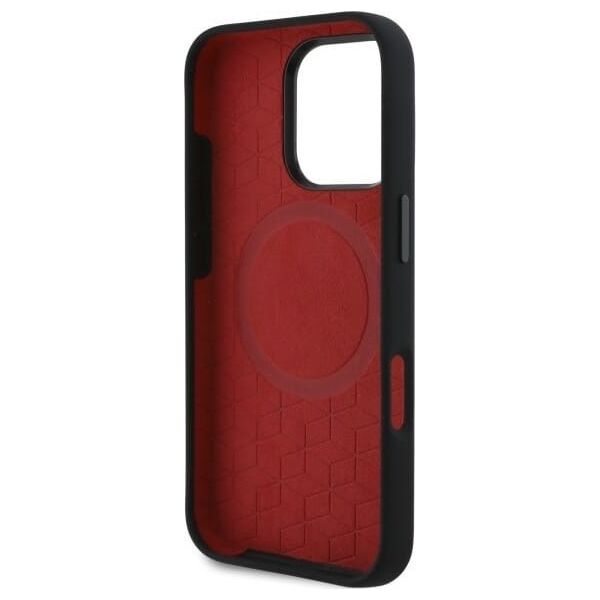 BMW BMW BMHMP16X23SLIK iPhone 16 Pro Max      6.9" czarny/black hardcase Silicone Turning Lines MagSafe