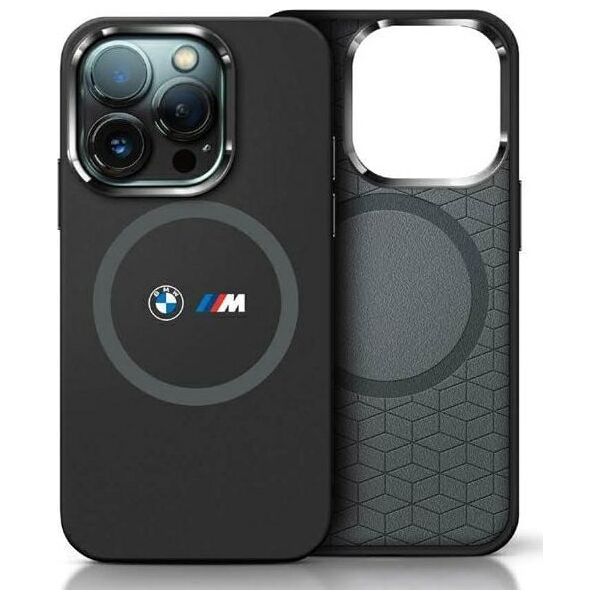 BMW BMW BMHMP16S23SROK iPhone 16 6.1"         czarny/black hardcase M Silicone Printed Ring MagSafe