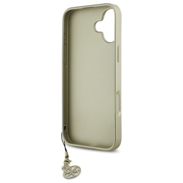 Guess Guess GUHCP16MGF4GBR iPhone 16 Plus 6.7"  brązowy/brown hardcase 4G Charms Collection