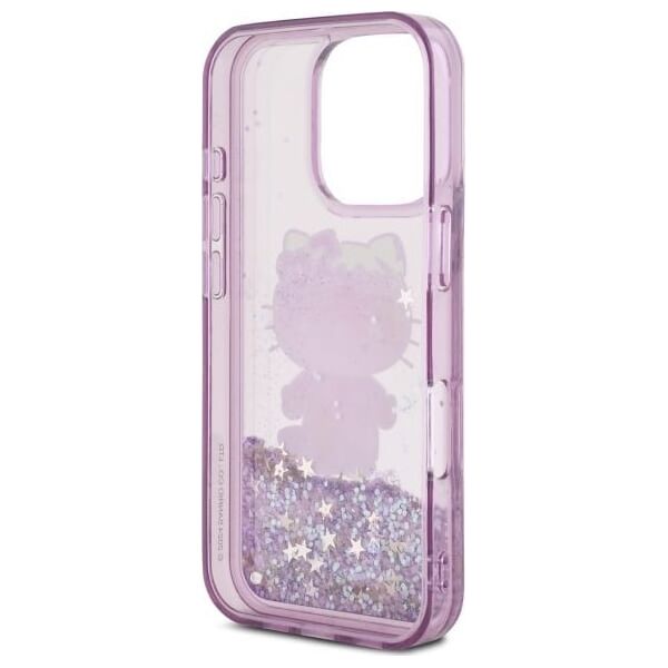 Hello Kitty Hello Kitty HKHCP16XL50PPU iPhone 16 Pro  Max 6.9" fioletowy/purple hardcase Liquid Glitter 50TH Anniversary Party