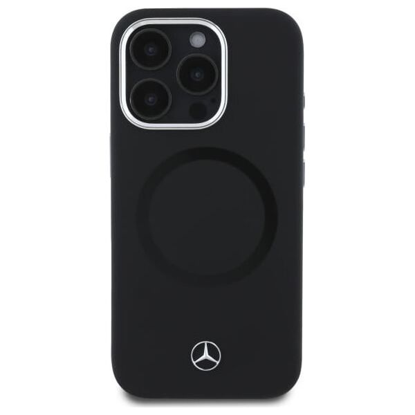 Mercedes Mercedes MEHMP16X23SUTTK iPhone 16 Pro    Max 6.9" czarny/black hardcase Silicone Tonal Logo MagSafe