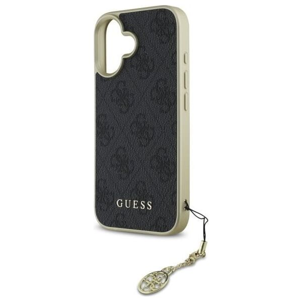 Guess Guess GUHCP16SGF4GGR iPhone 16 6.1"       czarny/black hardcase 4G Charms Collection