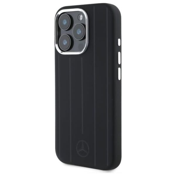 Mercedes Mercedes MEHMP16X23SUVSK iPhone 16 Pro    Max 6.9" czarny/black hardcase Silicone Vertical Tonal Stripes MagSafe