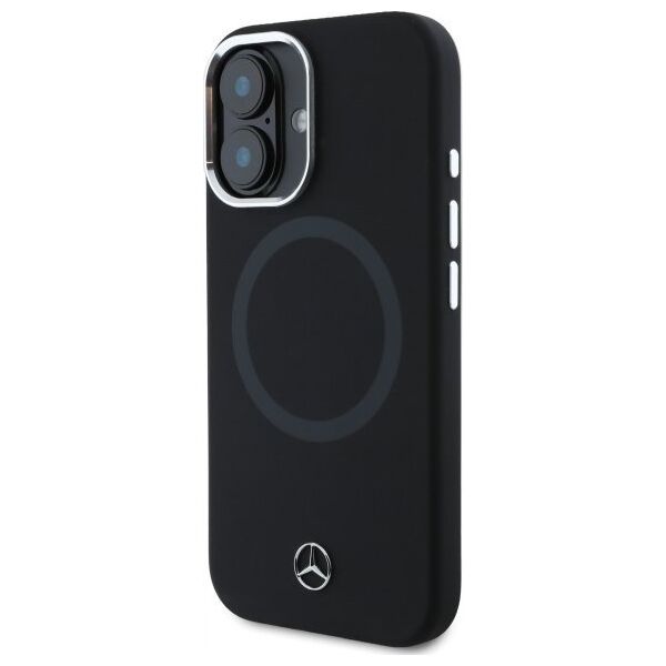 Mercedes Mercedes MEHMP16S23SUTTK iPhone 16 6.1" black/black hardcase Silicone Tonal Logo MagSafe