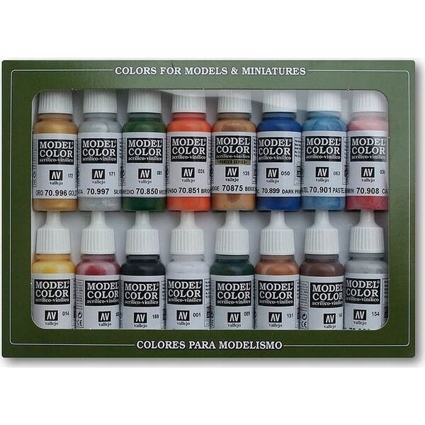 Vallejo Vallejo: 70.101 - Model Color - Figure - Folkestone Basics (16 x 18 ml)