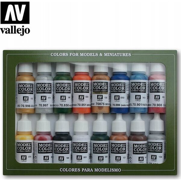 Vallejo Vallejo: 70.101 - Model Color - Figure - Folkestone Basics (16 x 18 ml)
