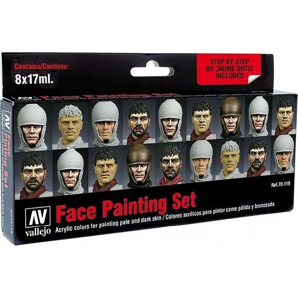 Vallejo Vallejo: 70.119 - Model Color - Figure - Face Painting (8 x 18 ml)