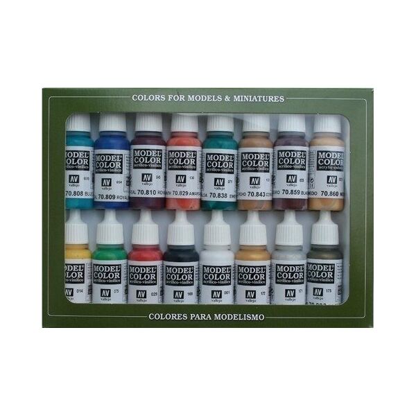 Vallejo Vallejo: 70.142 - Model Color - Medieval Colors (16 x 18 ml)