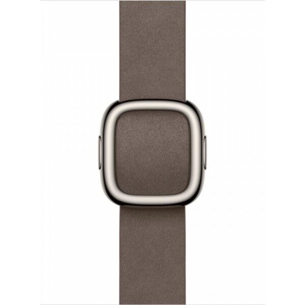 Apple Pasek w kolorze szarobrązowym z klamrą nowoczesną do koperty 42 mm - rozmiar L