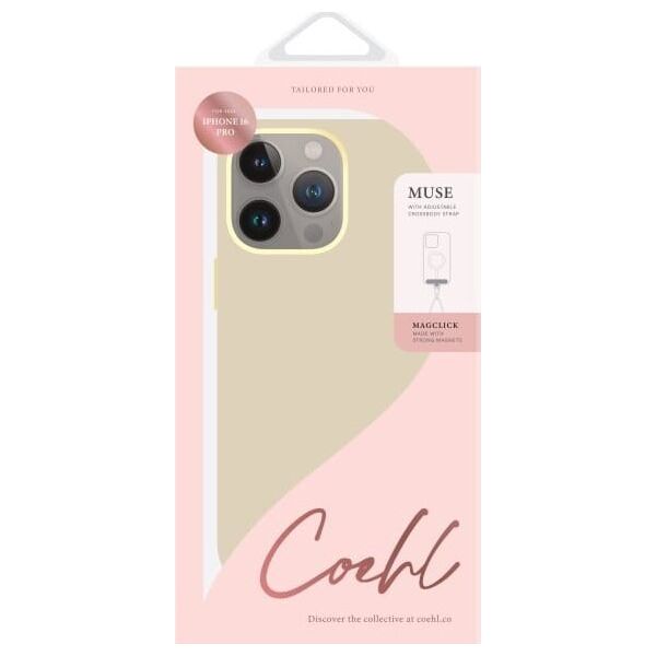 Uniq UNIQ etui Coehl Muse iPhone 16 Pro 6.3"   Magnetic Charging kremowy/cream