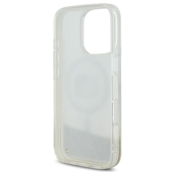 HelloKitty Hello Kitty HKHMP16LLGDIH iPhone 16 Pro   6.3" biały złoty/white gold hardcase Liquid Glitter Fever MagSafe