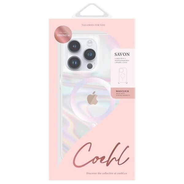 Uniq UNIQ etui Coehl Savon iPhone 16 6.1"      Magnetic Charging bubble prism