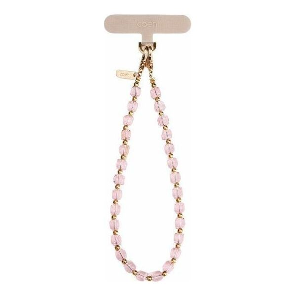 Uniq UNIQ Coehl Candy Gem Handstrap            uniwersalny sznurek do telefonu na rękę różowy/pink candy