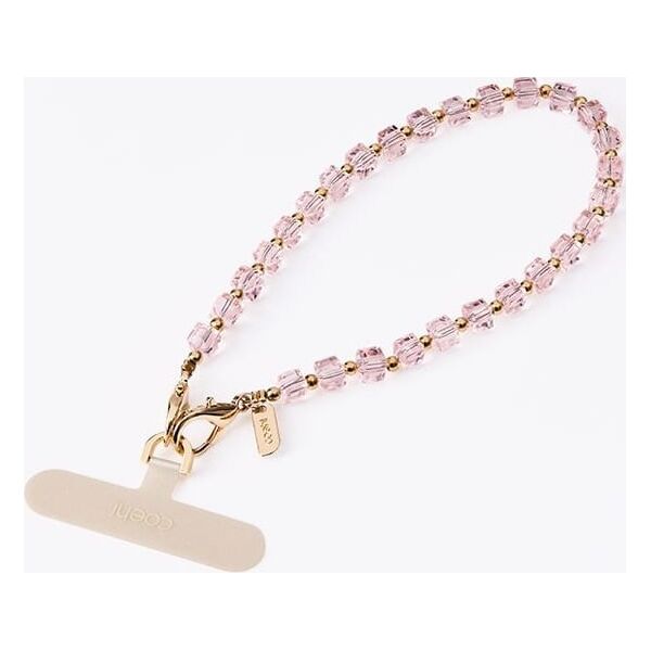 Uniq UNIQ Coehl Candy Gem Handstrap            uniwersalny sznurek do telefonu na rękę różowy/pink candy