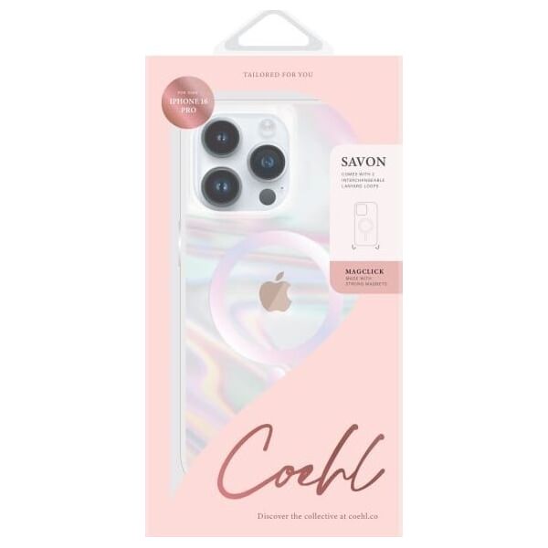 Uniq UNIQ etui Coehl Savon iPhone 16 Pro 6.3"  Magnetic Charging bubble prism