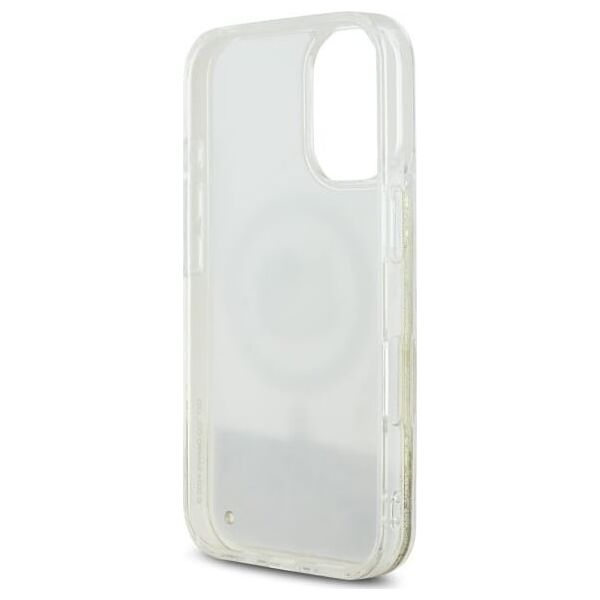 HelloKitty Hello Kitty HKHMP16SLGDIH iPhone 16 6.1"  biały złoty/white gold hardcase Liquid Glitter Fever MagSafe