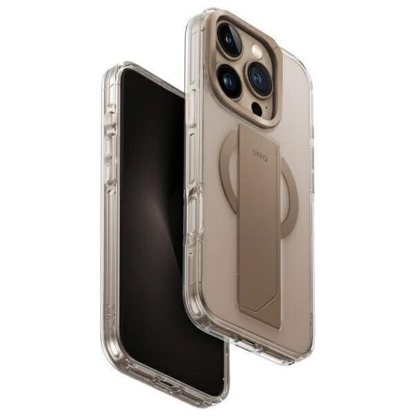 Uniq UNIQ etui Heldro Max iPhone 16 Pro Max    6.9" Magclick Charging złoty/taupe gold