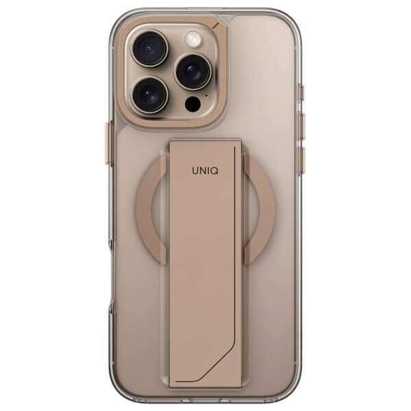 Uniq UNIQ etui Heldro Max iPhone 16 Pro Max    6.9" Magclick Charging złoty/taupe gold