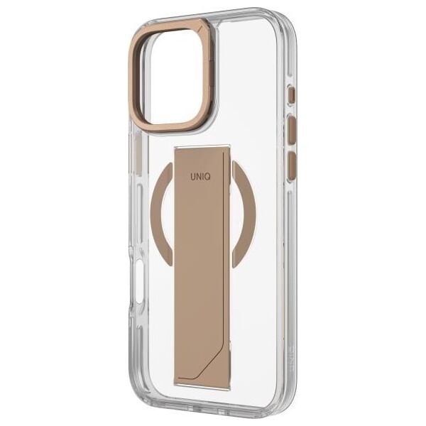 Uniq UNIQ etui Heldro Max iPhone 16 Pro Max    6.9" Magclick Charging złoty/taupe gold