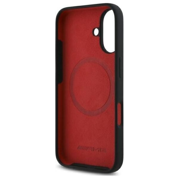 Mercedes AMG AMHMP16S2SCFR iPhone 16 6,1"          czarny/black hardcase Checkered Flag Pattern MagSafe