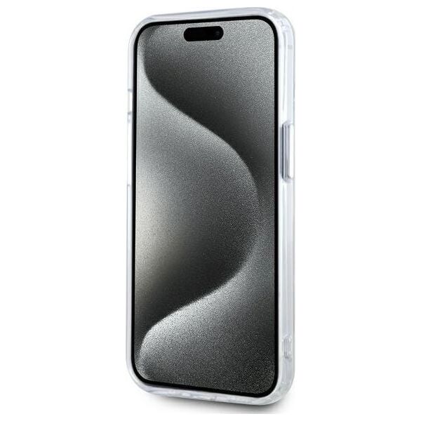 Karl Lagerfeld Karl Lagerfeld KLHMP14SHLSKCH iPhone 14   6.1" biały/white hardcase IML Metal Karl&Choupette Head MagSafe