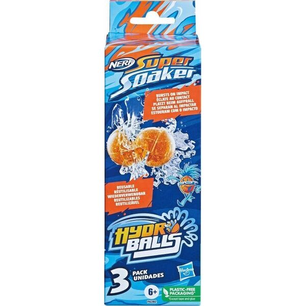 Nerf NERF hydro balls Super Soaker, 3 pcs., F63925L0